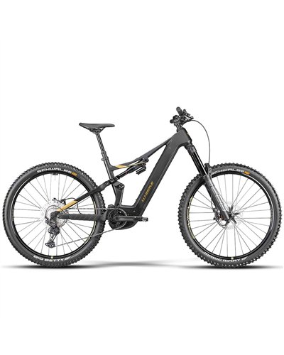 Atala Whistle e-MTB B-Rush C10.5 Shimano XT 12v Bosch CX 800Wh, Nero/Bianco/Oro
