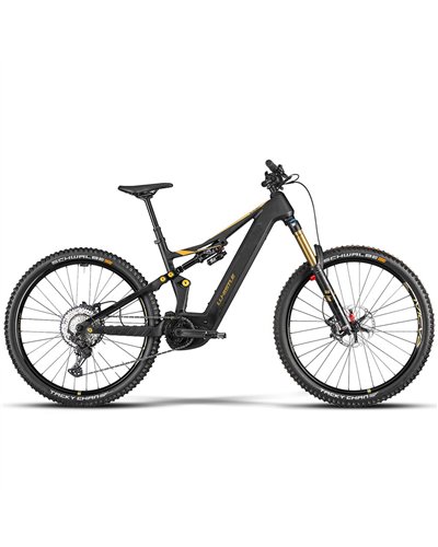 Atala Whistle e-MTB B-Rush C11.5 Shimano XT 12v Bosch CX 800Wh, Nero/Oro