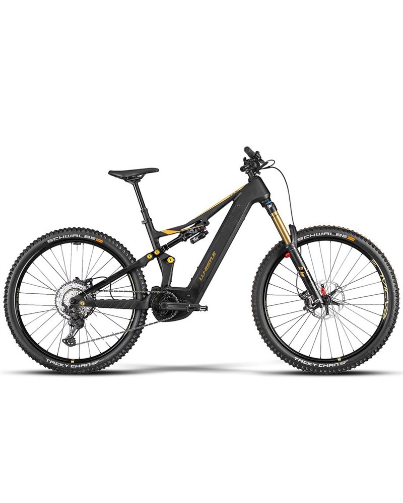 Atala Whistle e-MTB B-Rush C11.5 Shimano XT 12sp Bosch CX 800Wh, Black/Gold