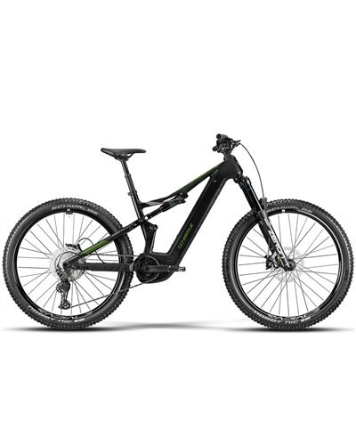 Atala Whistle e-MTB B-Rush CA5.5E Shimano SLS 12sp Bosch CX 800Wh, Black/Green