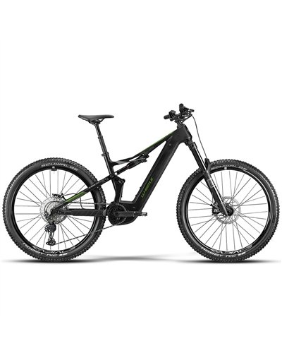 Atala Whistle e-MTB B-RUSH CA6.5 Shimano XT 12sp Bosch CX 800Wh, Black/Green