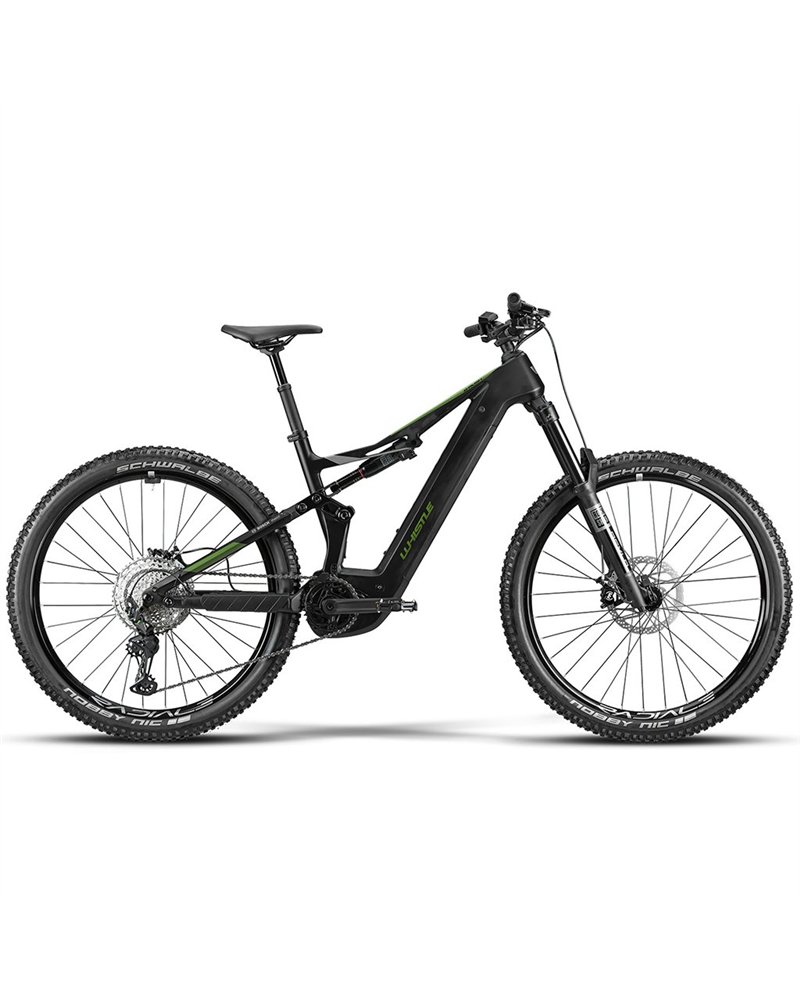 Atala Whistle e-MTB B-RUSH CA6.5 Shimano XT 12v Bosch CX 800Wh, Nero/Verde