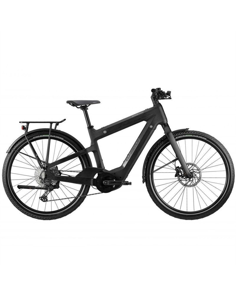 Atala Whistle e-Bike Speed Urban C9.1 Lock Shimano XT 12sp Bosch CX 1125Wh, Black/Anthracite Matt