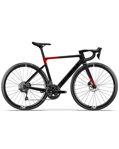 Atala Whistle Vaero Shimano 105 Di2 12sp, Black/Red Matt