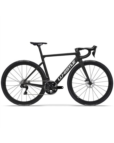 Atala Whistle Vaero Shimano Dura-Ace Di2 12sp Powermeter, Black/Chrome Matt