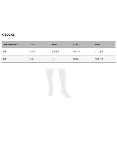 X-Bionic X-Socks Run Discover Crew Calze Running Uomo, Black/Charcoal