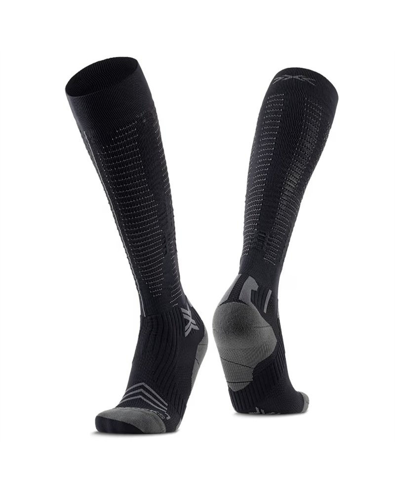 X-Bionic X-Socks Run Expert Effektor OTC Men's Socks, Black/Charcoal