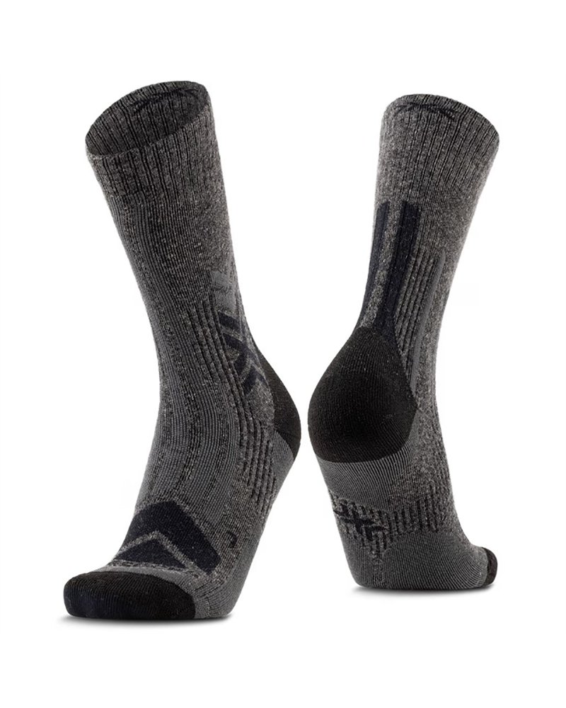 X-Bionic X-Socks Hike Perform Merino Crew Men's Socks, Black/Charcoal