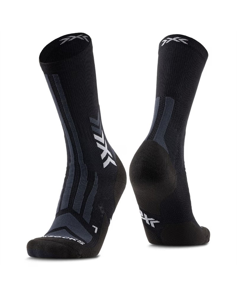 X-Bionic X-Socks Hike Discover Crew Men's Socks, Black/Charcoal