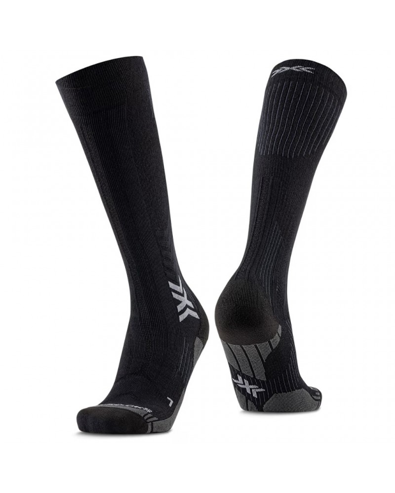 X-Bionic X-Socks Mountain Expert Merino OTC Calze Uomo in Lana Merino, Black/Charcoal