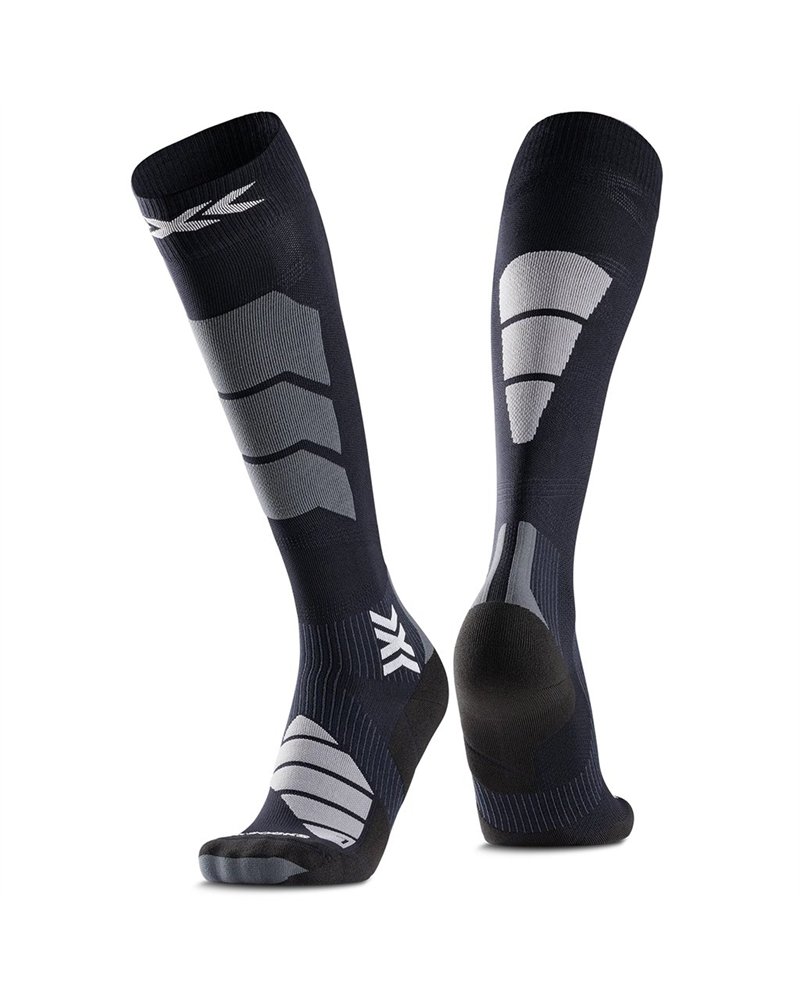 X-Bionic X-Socks Ski Expert OTC Ski Socks, X Black/Light Grey