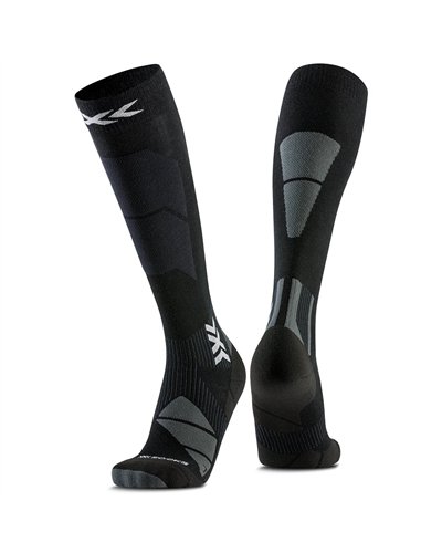 X-Bionic X-Socks Ski Perform Merino OTC Ski Socks, X Black/Grey