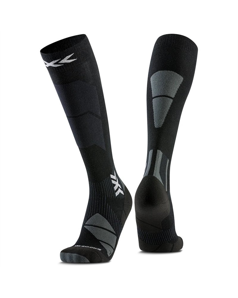 X-Bionic X-Socks Ski Perform Merino OTC Ski Socks, X Black/Grey