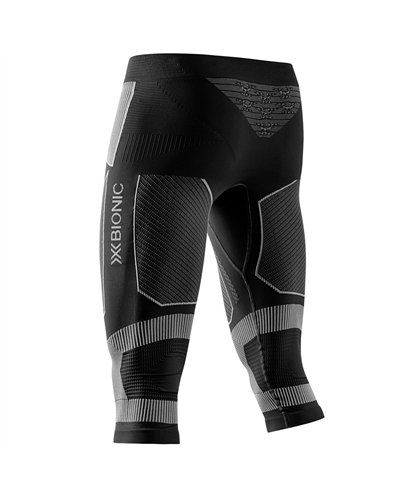 X-Bionic Energy Accumulator Light Calzamaglia 3/4 Baselayer Uomo, X Black/Light Grey