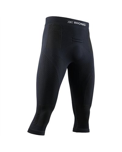 X-Bionic Energy Accumulator 4.0 Men's Baselayer 3/4 Pants, Opal Black/Arctic White