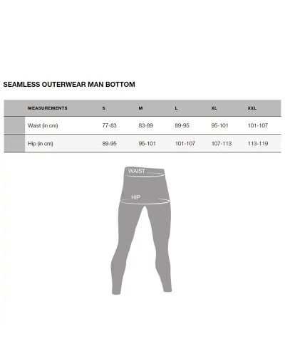 X-Bionic Energy Accumulator 4.0 Calzamaglia 3/4 Baselayer Uomo, Opal Black/Arctic White