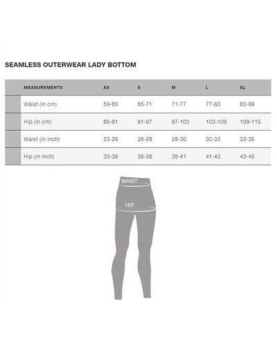 X-Bionic Energy Accumulator 4.0 Calzamaglia 3/4 Baselayer Donna, Opal Black/Arctic White