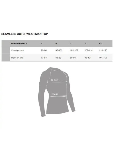 X-Bionic Energy Accumulator 4.0 Men's Long Sleeve Round Neck Shirt, Opal Black/Arctic White