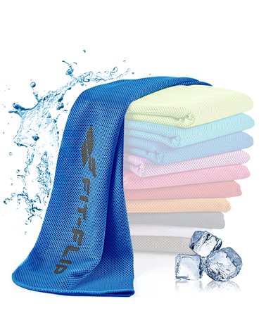 Fit-Flip Airflip Microfiber Refreshing Towel 30x100 cm, Dark Blue