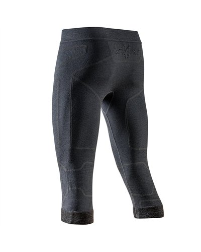 X-Bionic Symbio Merino Calzamaglia 3/4 Baselayer Uomo, Opal Black