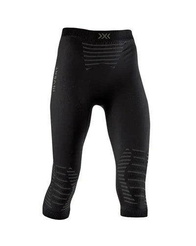 X-Bionic Invent 4.0 Women's Baselayer 3/4 Pants, Black/Charcoal