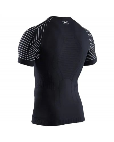 X-Bionic Invent 4.0 Light Men's Multisport Round Neck Short Sleeve Tee, Opal Black/Arctic White