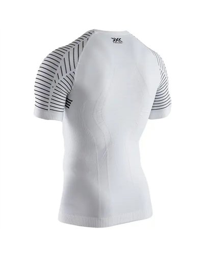 X-Bionic Invent 4.0 Light Maglia Maniche Corte Girocollo Uomo, Arctic White/Dolomite Grey