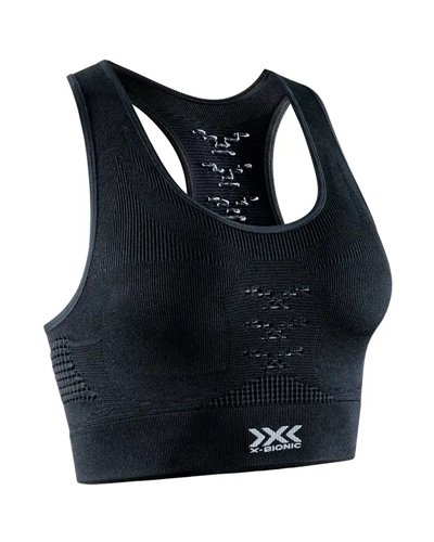 X-Bionic Energizer 4.0 Sport Bra, Opal Black/Arctic White