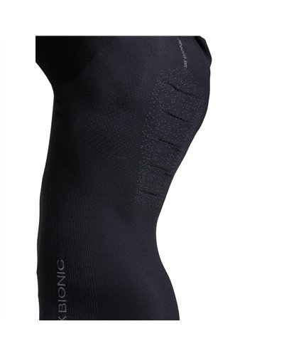 X-Bionic Mightywool Men's Long Sleeve Round Neck Shirt, X Black