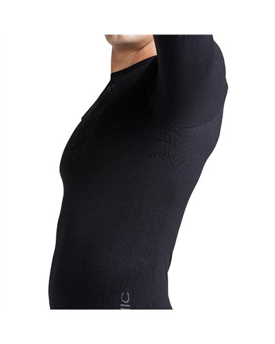 X-Bionic Mightywool Men's Long Sleeve Round Neck Shirt, X Black