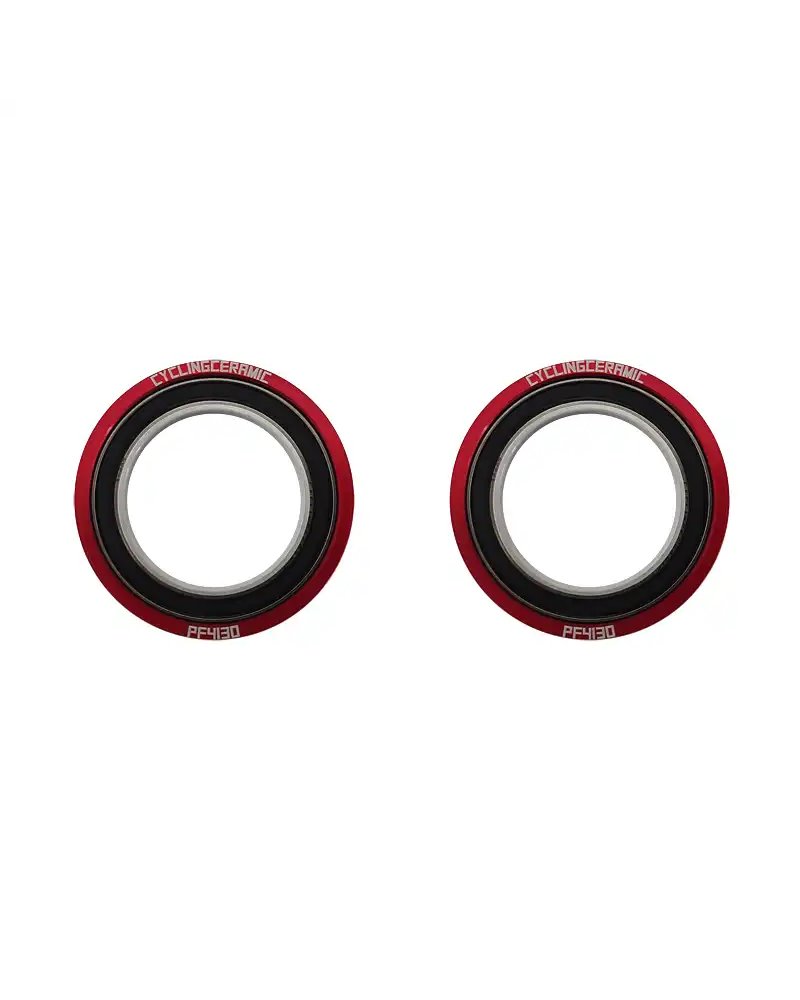 CyclingCeramic Bottom Bracket PF4130 BB86 DUB, Red