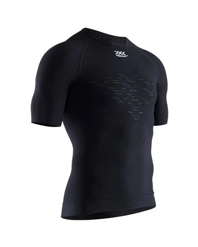 X-Bionic Energizer 4.0 Light Maglia Maniche Corte Girocollo Uomo, Opal Black/Arctic White