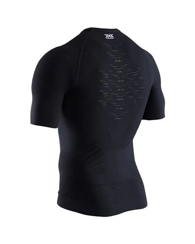X-Bionic Energizer 4.0 Light Maglia Maniche Corte Girocollo Uomo, Opal Black/Arctic White