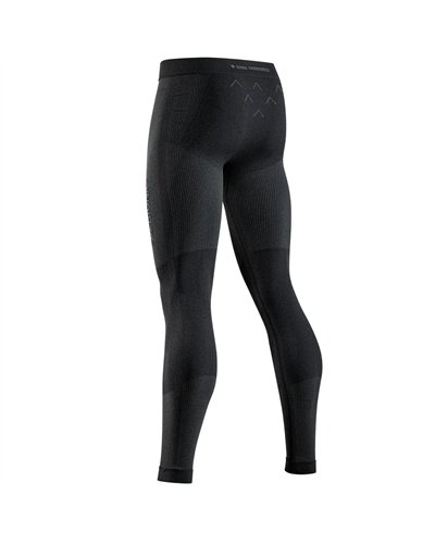 X-Bionic Xceed Run Calzamaglia Running Uomo, X Black/Rhino Grey