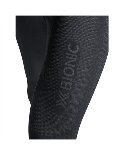 X-Bionic Xceed Run Men's Running Long Tights, X Black/Rhino Grey