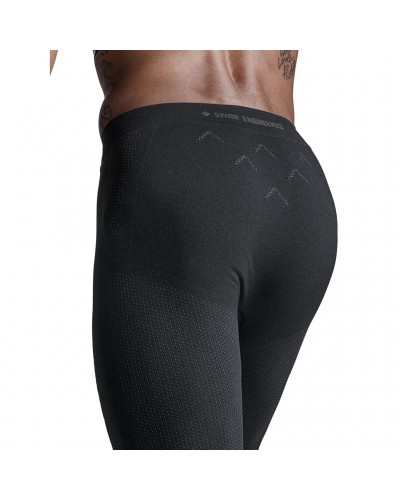 X-Bionic Xceed Run Men's Running Long Tights, X Black/Rhino Grey