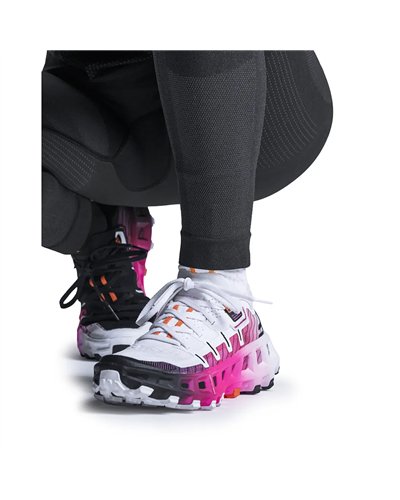 X-Bionic Xceed Run Women's Running Long Tights, X Black/Rhino Grey