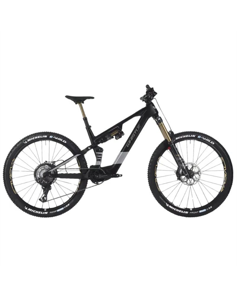 Atala Whistle e-MTB AXR C10.6 Shimano XT Di2 12v Avinox M2S 800Wh, Nero/Grigio