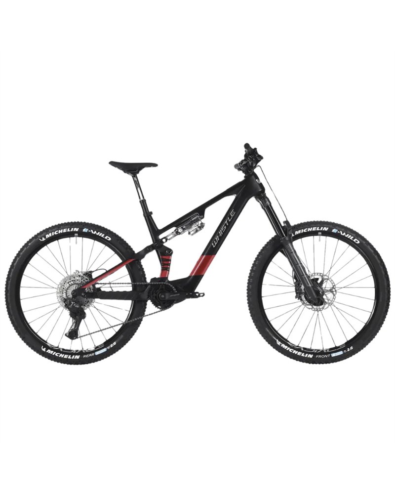 Atala Whistle e-MTB AXR C8.6 Shimano XT Di2 12sp Avinox M2S 800Wh, Black/Red