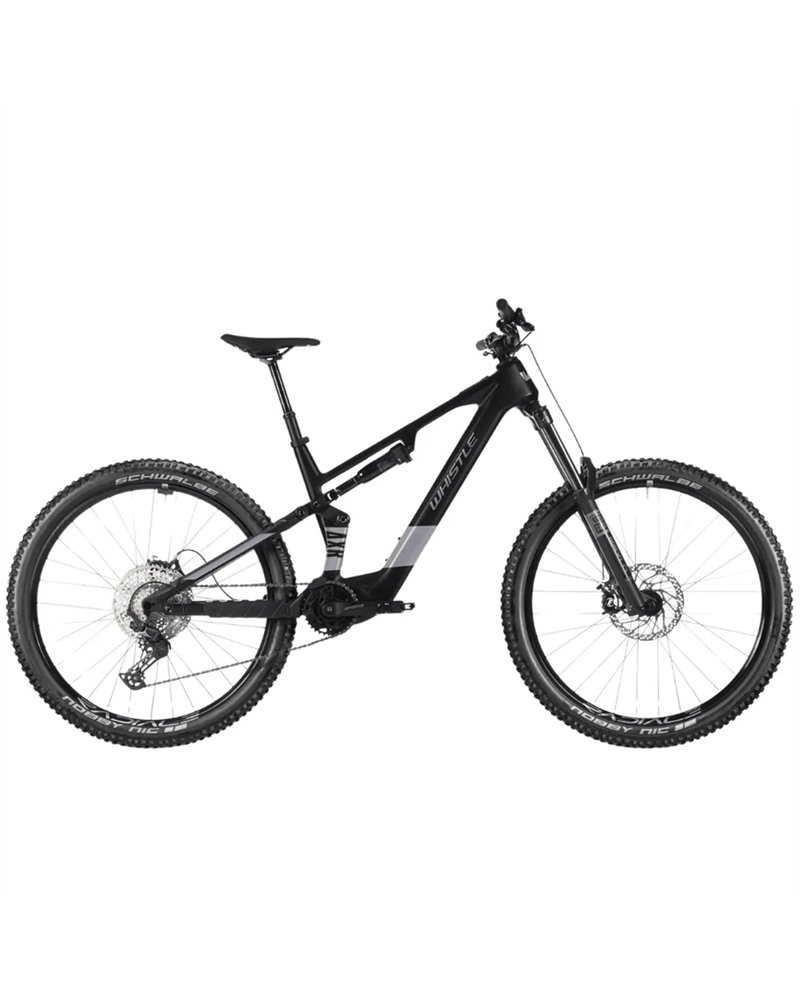 Atala Whistle e-MTB AXR CA5.6 Shimano XT 12v Avinox M2S 800Wh, Nero/Grigio