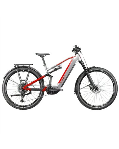 Atala Whistle e-MTB B-Rush Suv Shimano Cues 10sp Bosch CX 800Wh, Chrome/Red