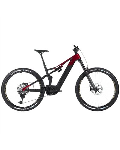 Atala Whistle e-MTB B-Rush C10.6 Shimano XT Di2 12V Bosch CX 800Wh, Nero/Rosso