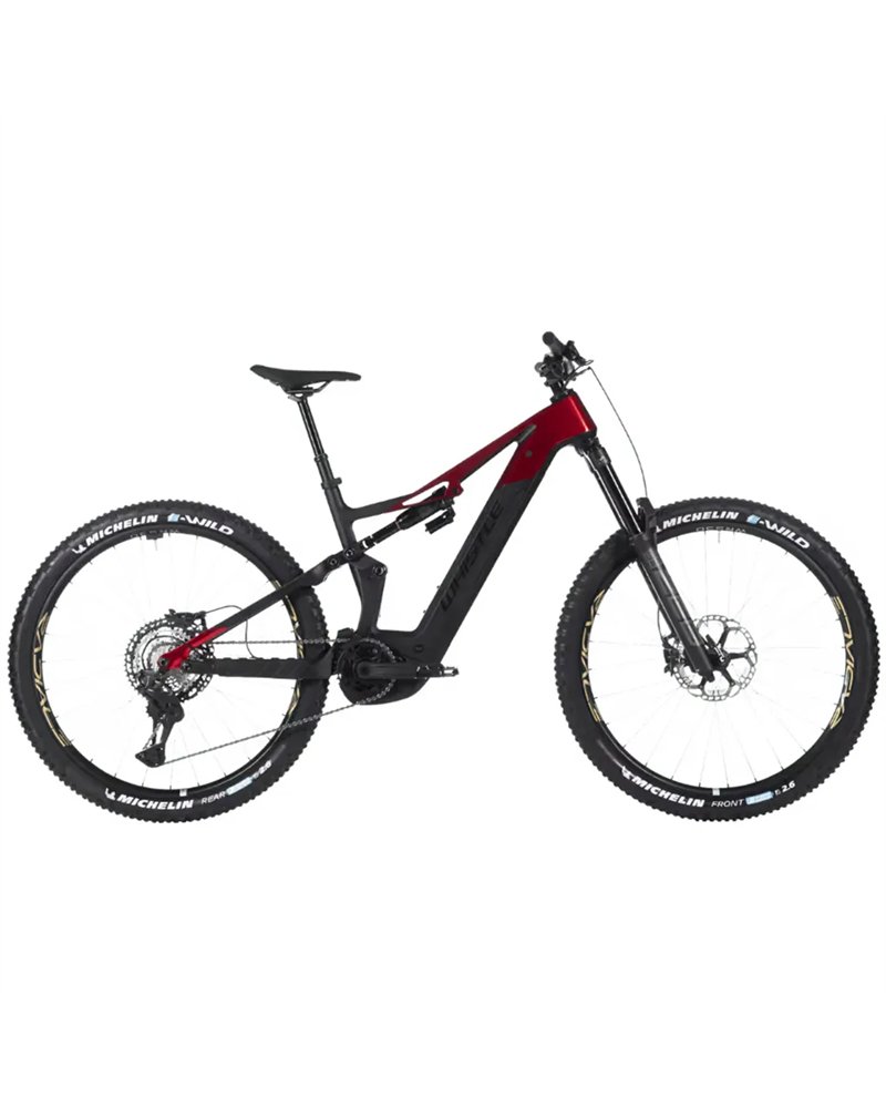 Atala Whistle e-MTB B-Rush C10.6 Shimano XT Di2 12sp Bosch CX 800Wh, Black/Red