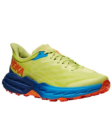 Hoka One One Speedgoat 5 Men's Trail Running Shoes, Citrus Glow/Evening Primrose