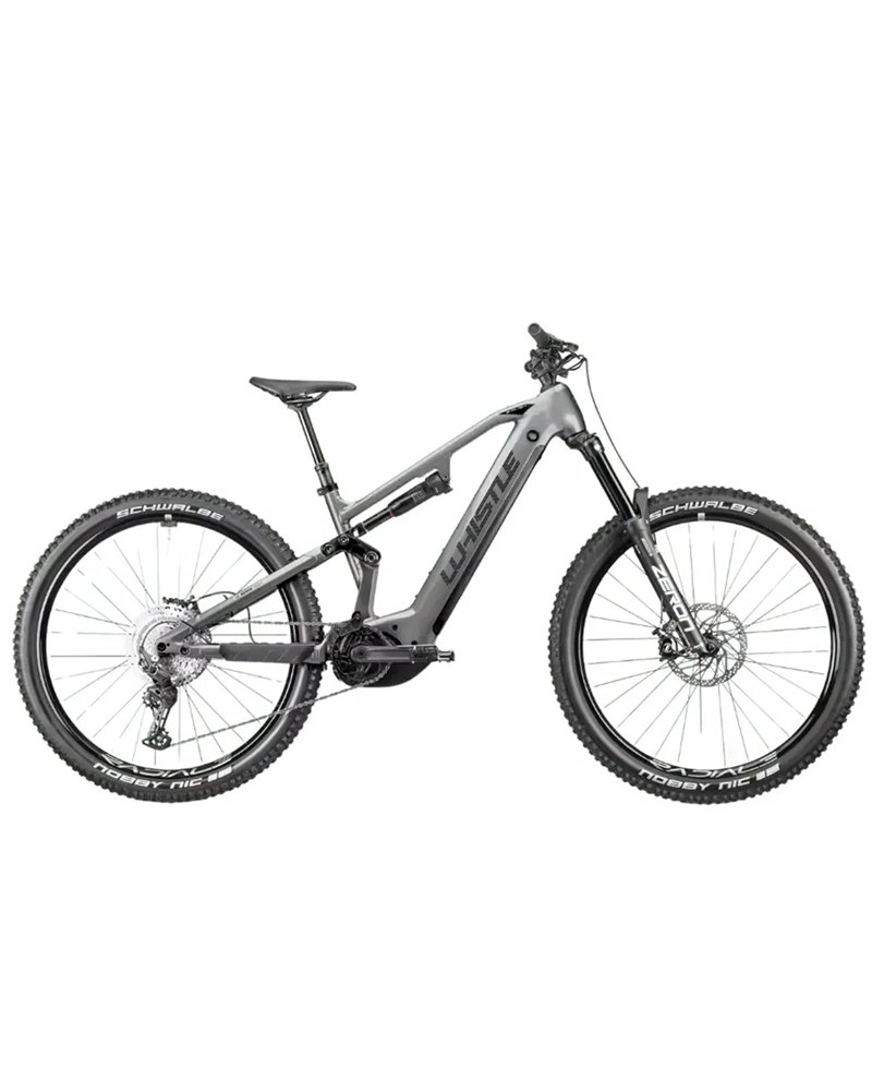 Atala Whistle e-MTB O-Rush A7.6 Shimano Deore 12sp OLI Edge 840Wh, Silver