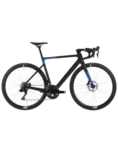 Atala Whistle Vaero 2 Shimano 105 Di2 12V, Nero/Blu Opaco