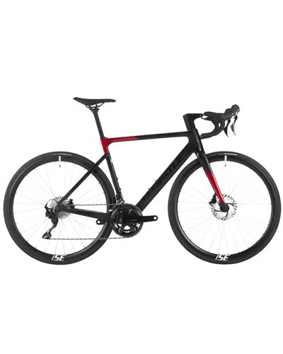 Atala Whistle Vaero 2 Shimano 105 12V, Nero/Rosso Opaco