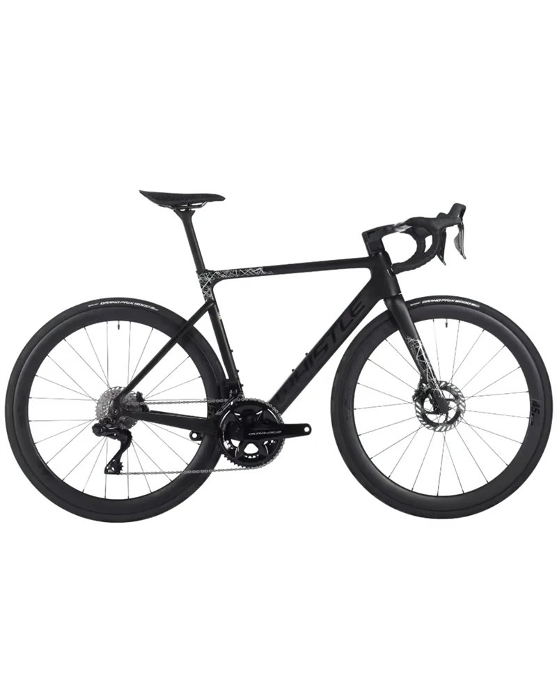Atala Whistle Vaero 2R Shimano Dura-Ace Di2 12V, Nero/Argento
