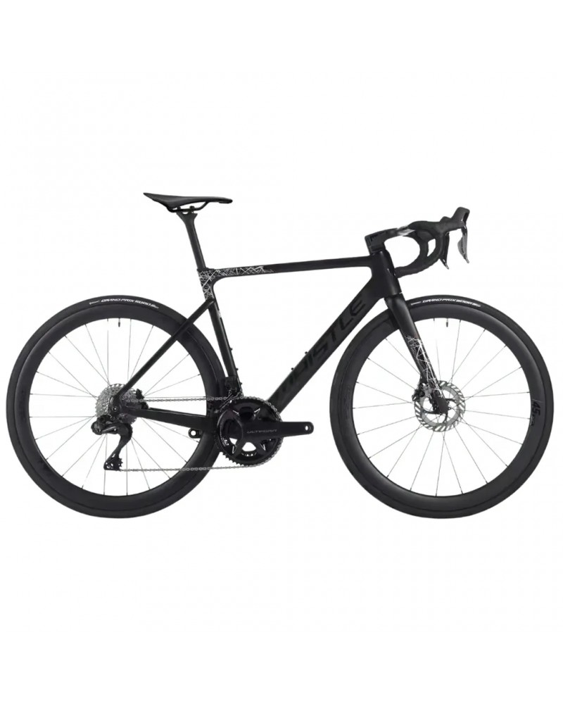 Atala Whistle Vaero 2R Shimano Ultegra Di2 12sp, Black/Silver