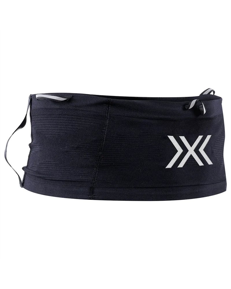 X-Bionic Hydratation Compatible Unisex Trail Running Belt, X Black/X White